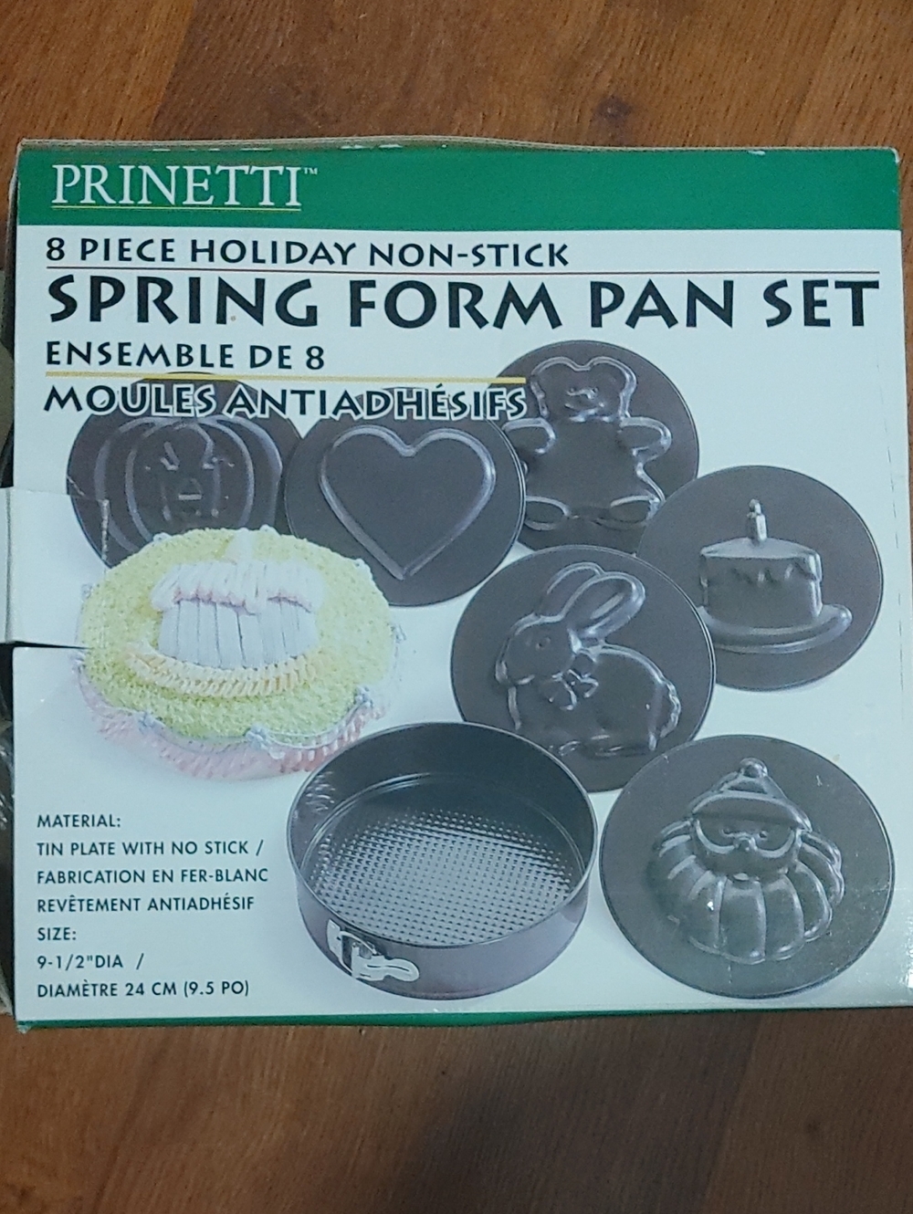 Prinetti 8-Piece Holiday Non-Stick Springform Pan Set
